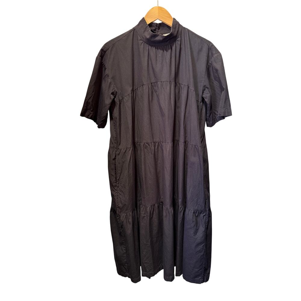 Everlane Tiered Mockneck Dress Size M